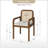  Amadou Modern 22'' W Arm Chair with Removable Cushion-1647370746