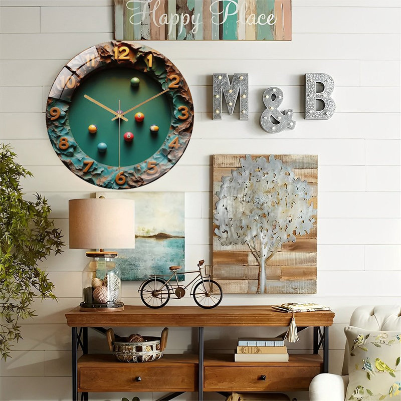 Horloge murale 12 po