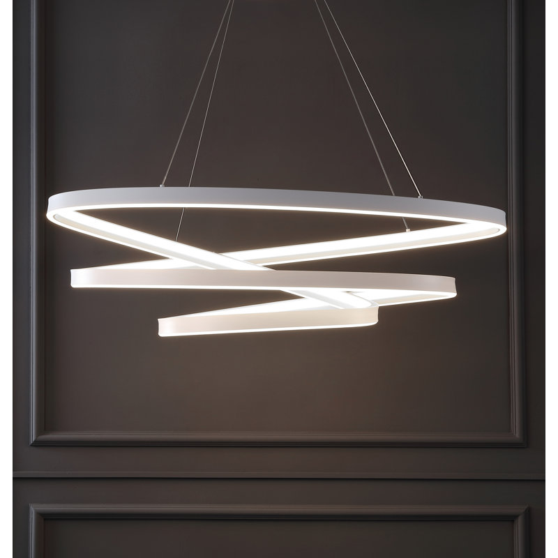 Yasmine 1 - Light LED Chandelier, White