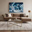 Art mural sur toile bleue-1149098386