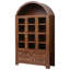 Grand garde-manger avec portes, 4 tiroirs, poignées dorées et tablettes réglables-1819615189