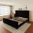 Plainfield Bed Frame with Wingback Headboard and Footboard-143671587-143671585