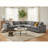 Chelsea Modular 5Piece Sectional  Charcoal-1383101603