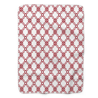 Ruby Print - 1 Piece Premium Sherpa Blanket 0218