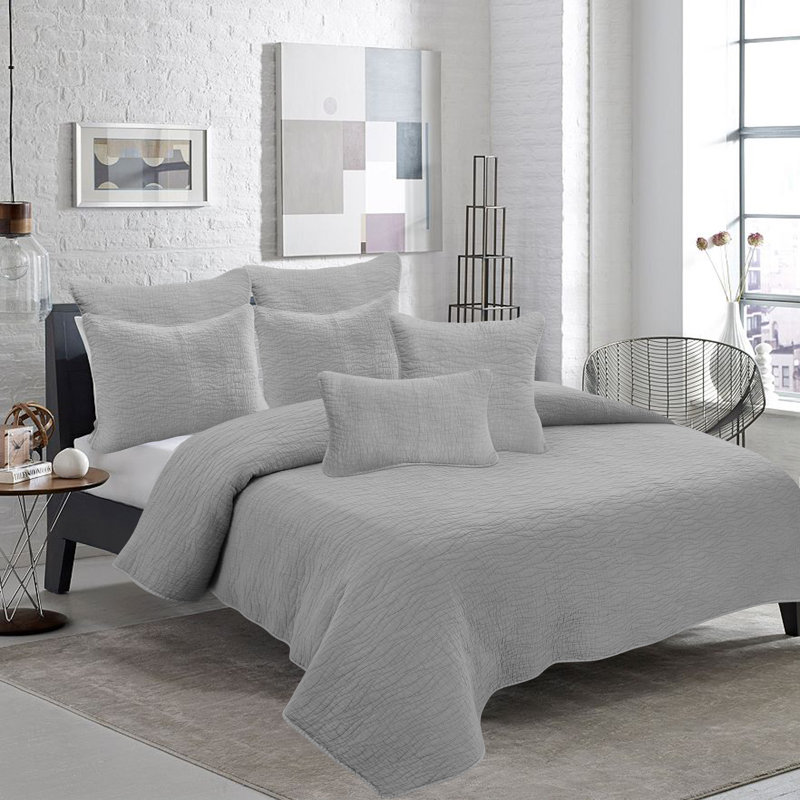 Carson Cotton Lumber Pillow, Gray