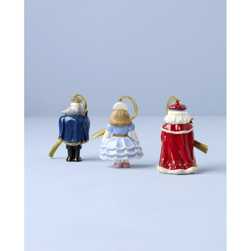 Lenox Nutcracker Ballet 3-Piece Ornament Set