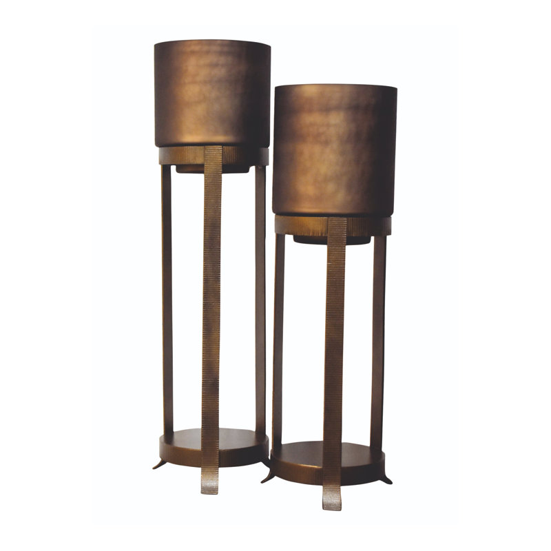 Candle Holder Floor Pillar, 41" H x 11" W x 11" D