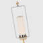 Halcyon Accent Cordless Table Lamp in Crystal with Linen Shade