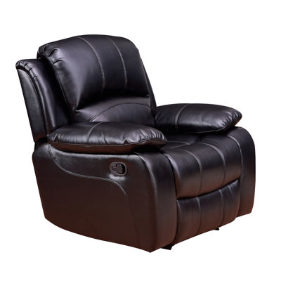 Convergent 41" Wide Faux Leather Standard Recliner by Red Barrel Studio
