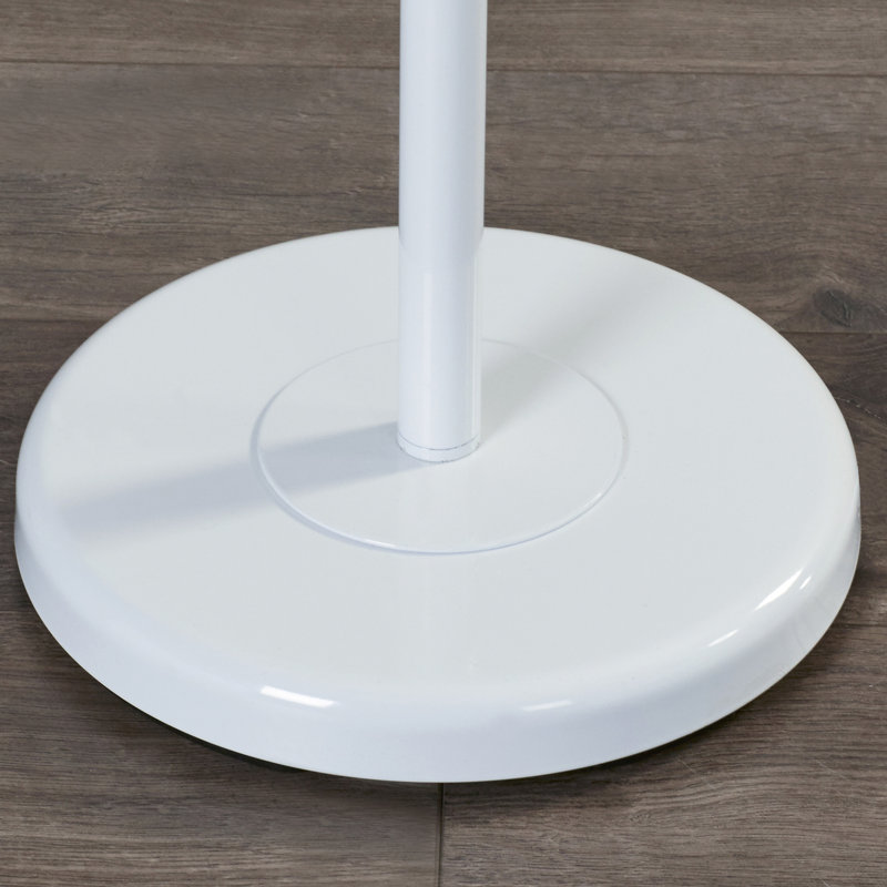 Sagers 70'' Torchiere Floor Lamp, White, White