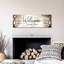 «Welcome To Our Home Typographie I», reproduction sur toile-1188045444