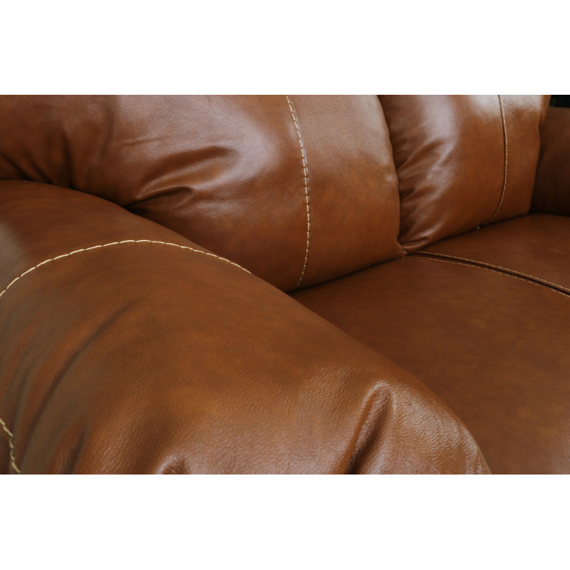 Upholstered 65'' Loveseat, Wild Brandy