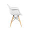 Chaise de salle à manger en plastique Hermina avec pieds en bois de hêtre-1802744511-1841544046