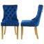 Chaises de salle à manger en velours capitonné à oreilles Amelia-761125030-768344949