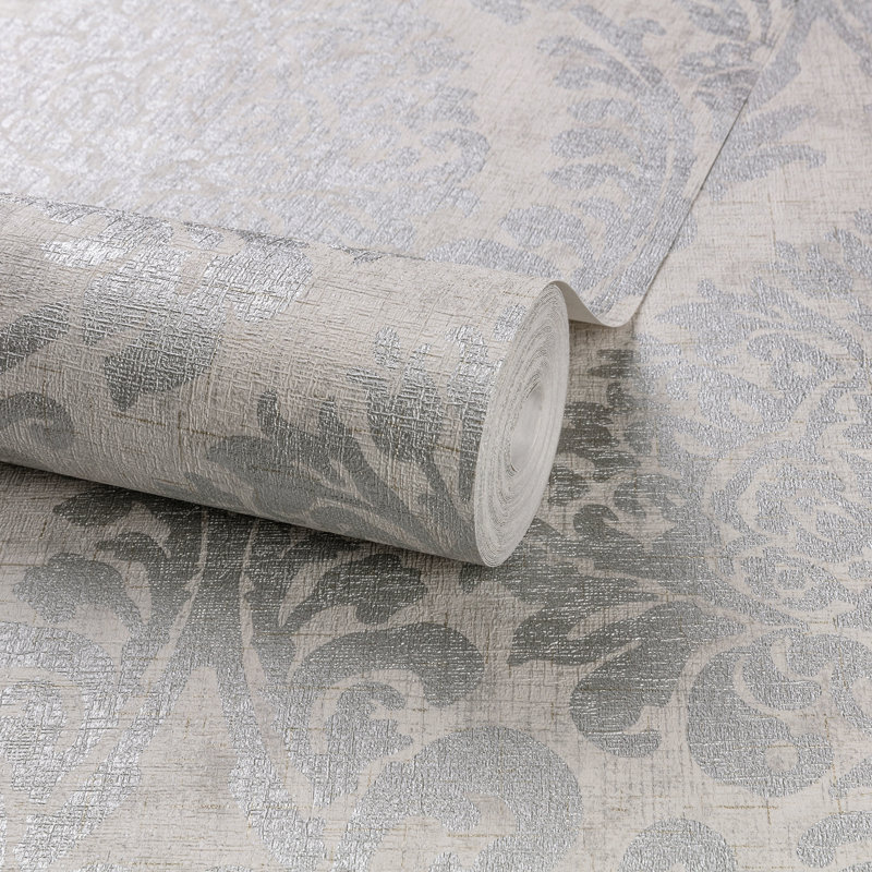 Rouleau de damas Kashanta, gris