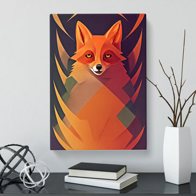 Fox Unique Abstract Vol.3 - Wrapped Canvas