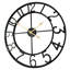 Horloge murale surdimensionnée en forme de moulin à vent