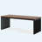 78.74" Double Computer Desk For 2 Person, Industrial Workstation With Heavy Duty Metal Frame-1802136364