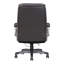 Chaise de bureau classique rembourrée en cuir reconstitué gris avec accoudoirs réglables, hauteur et pivot de 360 degrés, mobilier de bureau