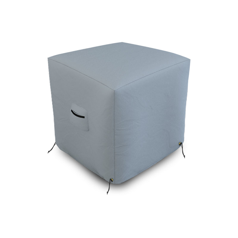 Outdoor Air Conditioner Cover, Grey, 55.9cm H x 61cm W x 61cm D