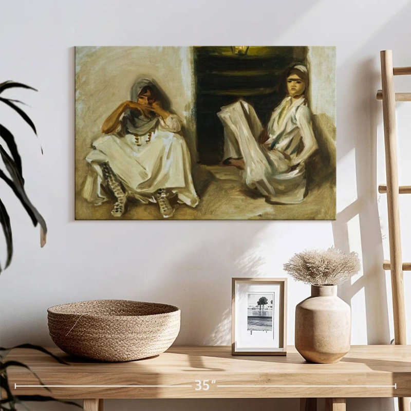 Leisha, deux femmes arabes, 1905, H 16 po x l 24 po