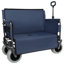 Chariot pliant 3 en 1 avec banquette - capacité de 500 lb, pneus de plage 9 po x 4 po pour le camping et la plage-114400052