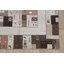 Tapis en laine beige 5 pi 11 po x 9 pi 1 po one-of-kind noué la Nathanson