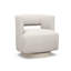 Crystle Swivel Barrel Chair Chair with Ottoman-2020068320-2020068238