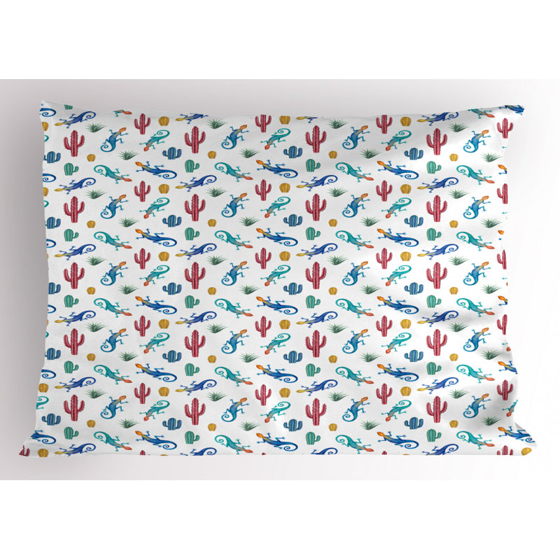 Gecko Polyester Sham Set, Twin