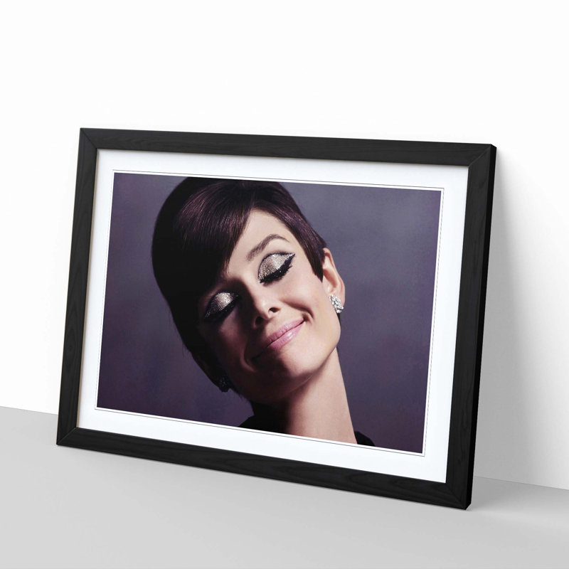 Single Picture Frame Print, Black