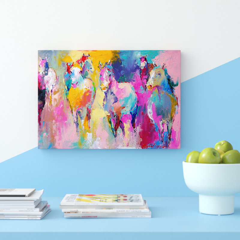 Wild by Richard Wallich - Painting on Canvas, 66.04 cm H x 45.72 cm W x 1.91 cm D, No Frame