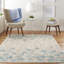 Tapis à motif floral ivoire Zaizi-87129206