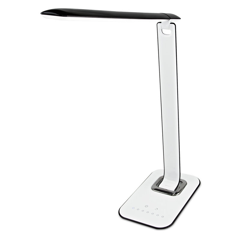 Mount-It! LED Desk Lamp With USB Charging Port Dimmable Touch Controls with Color Adjustment
