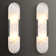 Zaheda Dimmable LED solid brass Wall Mounted Sconce with Alabaster Shade