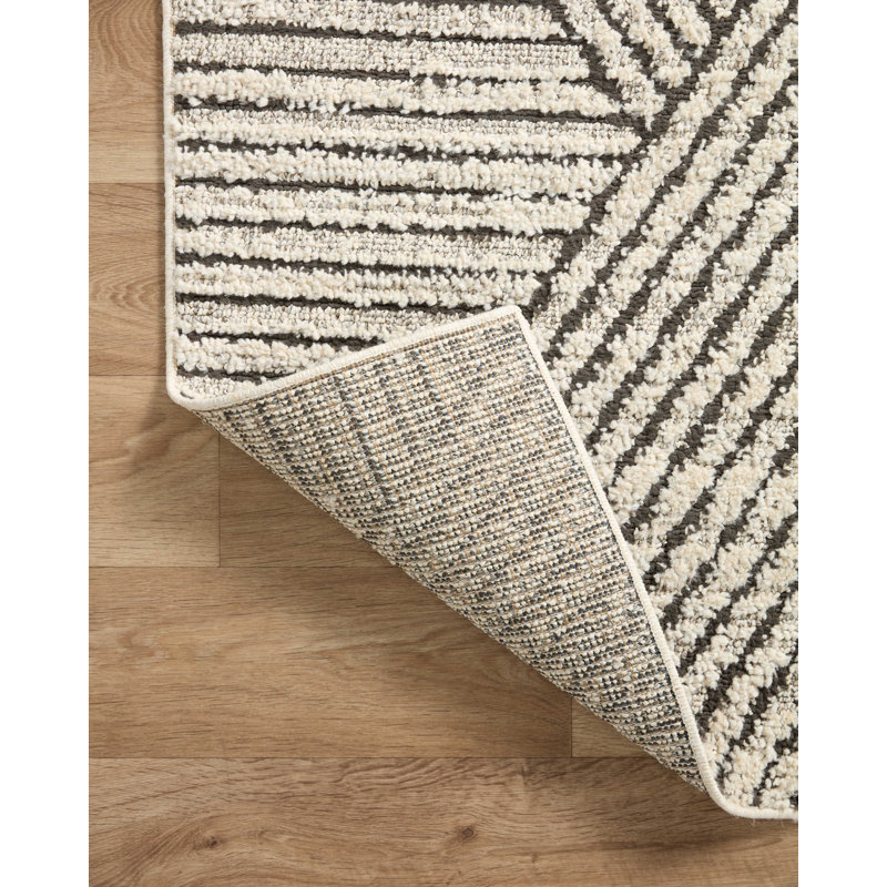 Anchise Striped Indoor Rug, Rectangle 2'7" x 4'