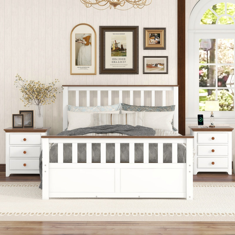 Ensemble de chambre à coucher 3 pièces Deshaud, Complète
