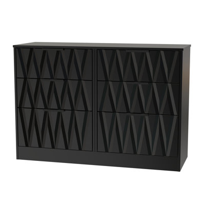 Besmir 6 Drawer Wide Chest (Ready Assembled)