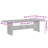 Garden Dining Set Black-1368386219