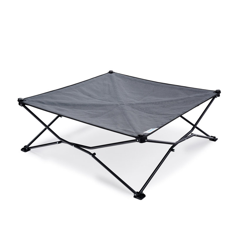 Polyester Pet Bed, 11.5" H x 41" W x 41" D, Gray
