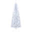 Crayon, arbre de Noël artificiel non éclairé, sapin de Noël mince avec branches réalistes, arbre d'Halloween avec 618 pointes, blanc-1254065260