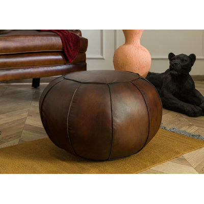 CHESTERFIELD Solid Wood Accent Stool