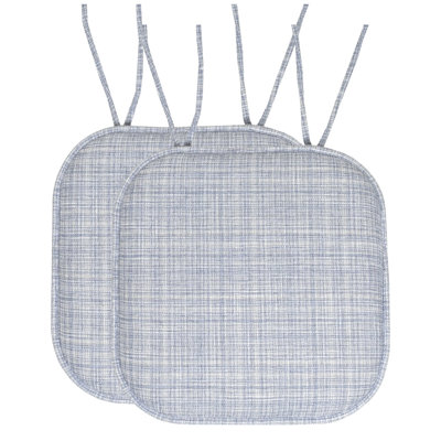 Coussin de chaise antidérapant en mousse à mémoire de forme 16 po x 16 po Aria