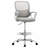 Sweetcrispy Drafting Tall Office Chair Ergonomic High Desk Chair with Flip-up Armrests-425970522-425970523