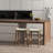 Neosha Counter Stool with Solid Wood Frame
