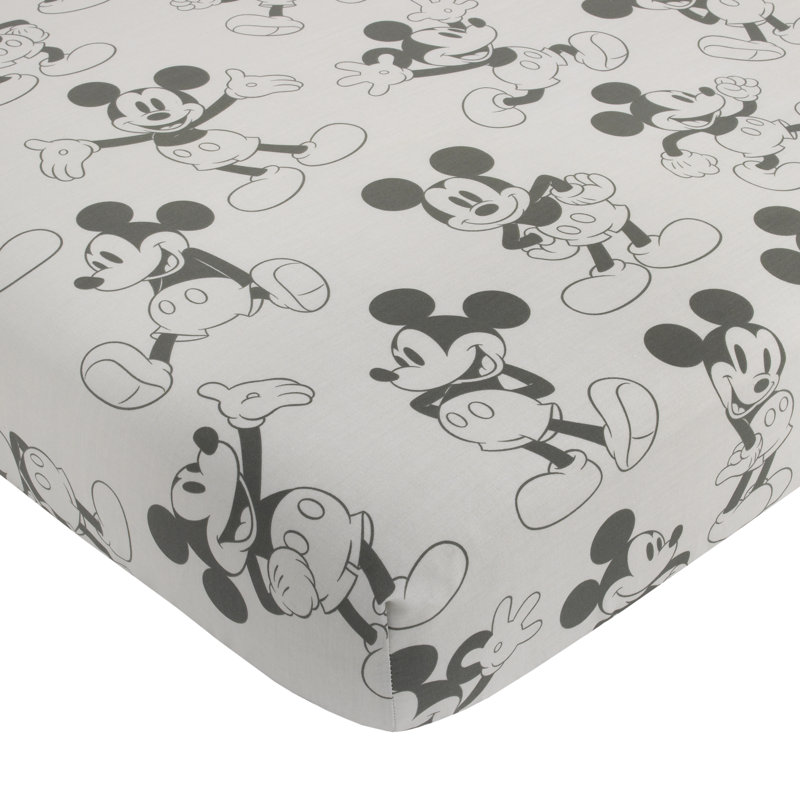Ensemble de literie 6 pièces pour lit de bébé Mickey Mouse de Disney