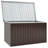 vidaXL Storage Box Brown Galvanized Steel, Plastic 67.3 x 39.0 x 36.6 in-855904574