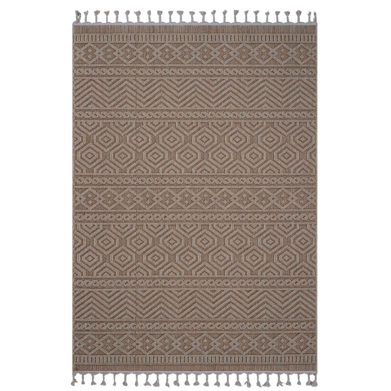 Collection Geometric Indoor Outdoor Area Rug, Rectangle 7'9" x 10'