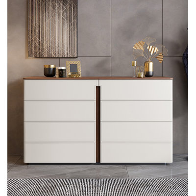 Armoire de chambre à coucher en bois massif