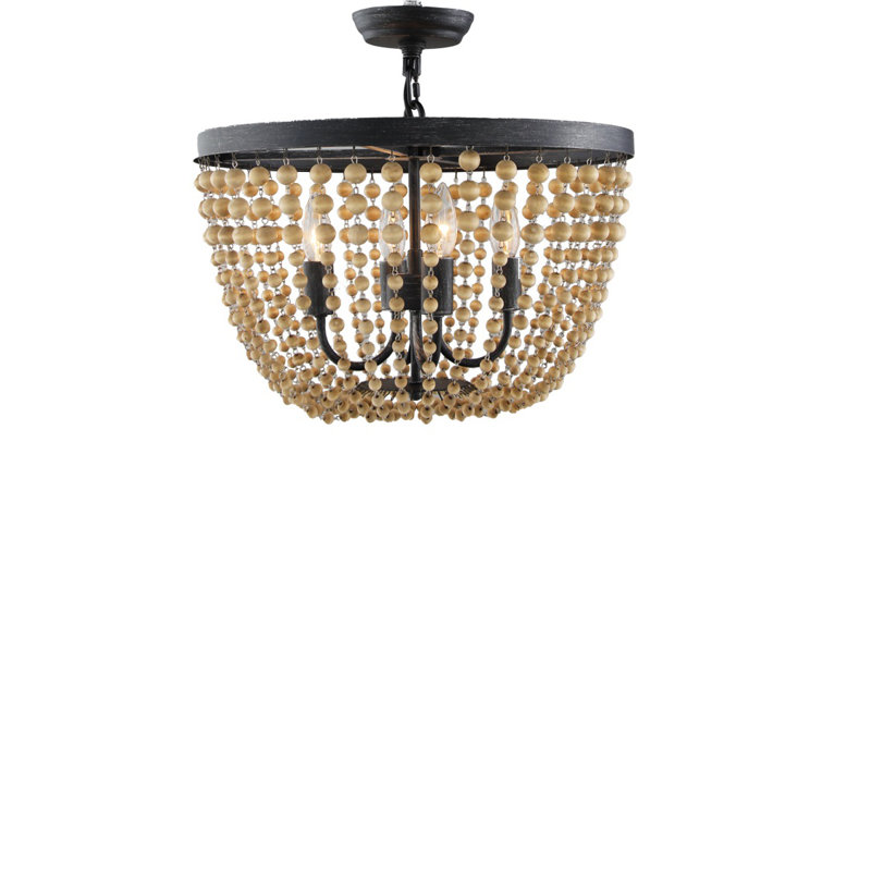 Luminaire suspendu tambour 4 lumières Adut