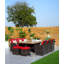Ensemble de salle à manger rectangulaire pour 6 personnes 74,8 po-93843004-93842996